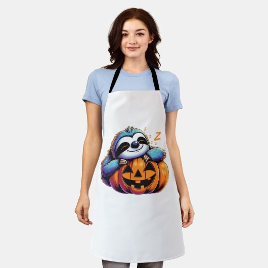 Halloween Luiaard Lover Kostuum Essential T-Shirt Schort (Gedragen)