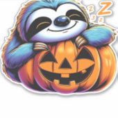 Halloween Luiaard Lover Kostuum Essential T-Shirt Sticker (Voorkant)