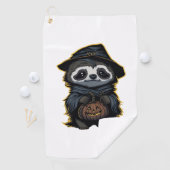 Halloween luiaard Oversized T-shirt Golfhanddoek (Insitu)