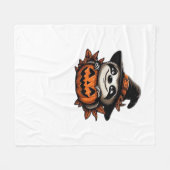 Halloween Luiaard Pompoen Feest Classic T-Shirt Fleece Deken (Voorkant (Horizontaal))