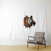 Halloween Luiaard Pompoen Feest Classic T-Shirt Wandkleed (In Situ (horizontaal))