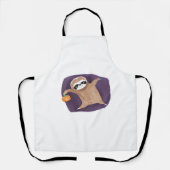 Halloween luiaard, pompoen, vleermuis, spin, spinn schort (Voorkant)