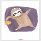 Halloween luiaard, pompoen, vleermuis, spin, spinn sticker (Vel)