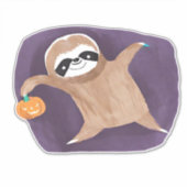 Halloween luiaard, pompoen, vleermuis, spin, spinn sticker (Voorkant)