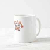 Halloween Luiaard Slow en Spooky Schattigee Luiaar Koffiemok (Voorkant rechts)