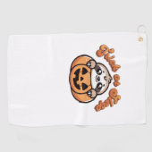 Halloween luiaard truc of slaap Schattigee luiaard Golfhanddoek (Horizontaal)