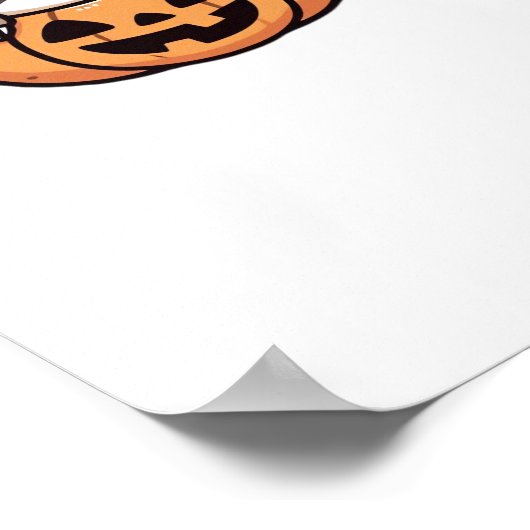 Halloween luiaard truc of slaap Schattigee luiaard Poster (Hoek)