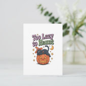 Halloween Luie Geest Briefkaart (Staand voorkant)