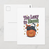 Halloween Luie Geest Briefkaart (Voorkant / Achterkant)