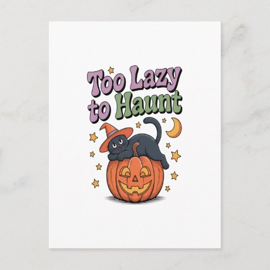 Halloween Luie Geest Briefkaart (Voorkant)