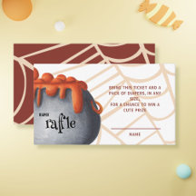Halloween Luier Raffle Baby shower