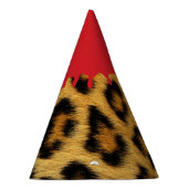 Halloween Luipaard Bont - Bloederig Druipend Bloed Feesthoedjes (Rechts)