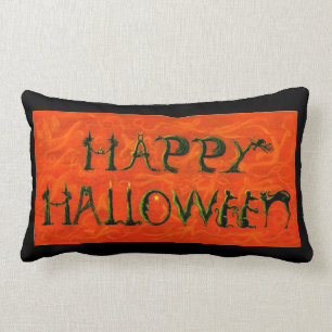 Halloween Lumbar Pillow REVERSIBLE Kussen
