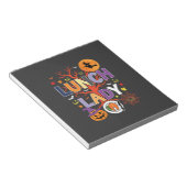 Halloween Lunch Dames Heks Keuken Vector Notitieblok (Schuin)