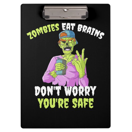 Halloween maakt je niet zorgen dat je veilig bent klembord (Voorkant)