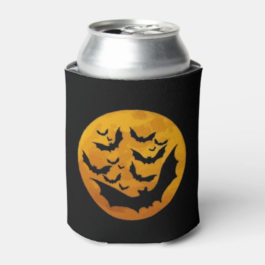 halloween maan blikjeskoeler (Blikje Voorkant)