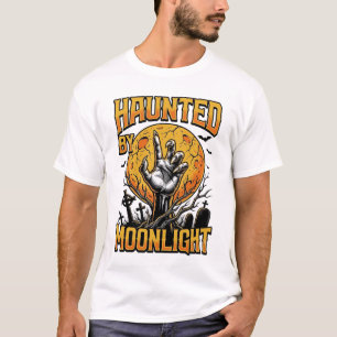 Halloween Maan Kerkhof Vintage Gravure Shirt_1 T-shirt