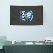 Halloween maanverlichte baby spook spandoek (Beurs)