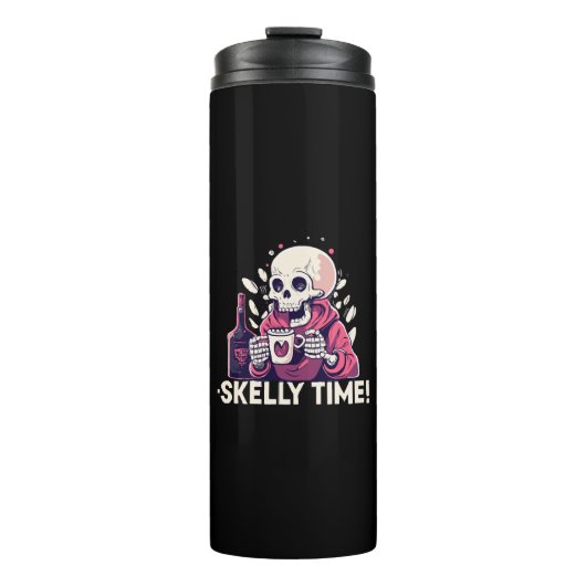 halloween maar het is skelly tijd thermosbeker (Voorkant)