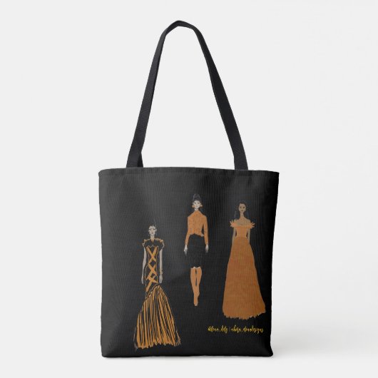 Halloween, maar Mode! Tote Bag (Achterkant)