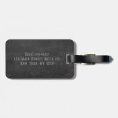 Halloween Macabre Creepy Witch Eye Bagagelabel (Achterkant horizontaal)