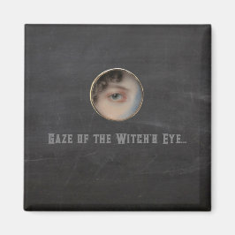 Halloween Macabre Creepy Witch Eye Magneet