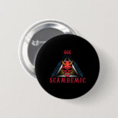 Halloween Mad Scientist Evil Genius Ronde Button 5,7 Cm (Voorkant /achterkant)