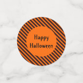 Halloween Magic Bee Witch Oranje en Black Stripes Confetti (Kleine voorkant)