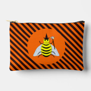 Halloween Magic Bee Witch oranje en Black Stripes Etui