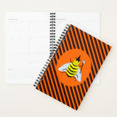 Halloween Magic Bee Witch Oranje en Black Stripes Planner (Display)