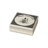 Halloween Magic Bee Witch Oranje en Black Stripes Rubberstempel (Stempel)