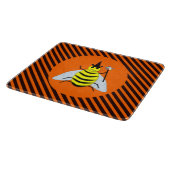 Halloween Magic Bee Witch Oranje en Black Stripes Snijplank (Hoek)
