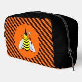 Halloween Magic Bee Witch oranje en Black Stripes Toilettasje (Rechterhoek)