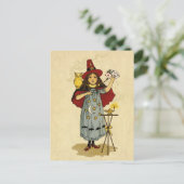 Halloween Magic Briefkaart (Staand voorkant)