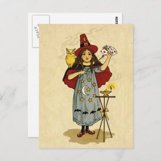  Halloween Magic Briefkaart (Voorkant / Achterkant)