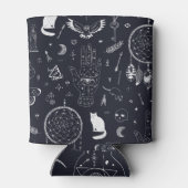 Halloween Magic: Doodle-patroon. Blikjeskoeler (Achterkant)