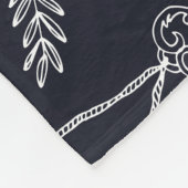 Halloween Magic: Doodle-patroon. Fleece Deken (Hoek)
