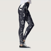 Halloween Magic:  Doodle-patroon. Leggings (Rechts)
