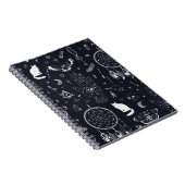 Halloween Magic: Doodle-patroon. Notitieboek (Rechterzijde)