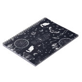 Halloween Magic: Doodle-patroon. Notitieboek (Linkerzijde)