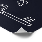 Halloween Magic:  Doodle-patroon. Poster (Hoek)