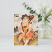 Halloween Magic Feestdagenkaart (Staand voorkant)