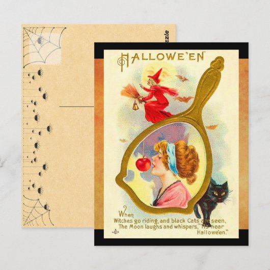 Halloween Magic Mirror Briefkaart (Voorkant / Achterkant)