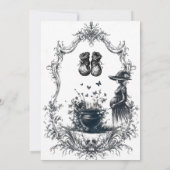 Halloween Magical Little Boo Zwart Baby shower Kaart (Achterkant)