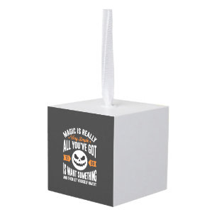 Halloween Magische Citaat Pompoen Gezicht Ontwerp Decoratie