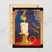  Halloween Magische Kandle Briefkaart (Voorkant / Achterkant)