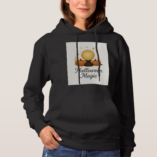 Halloween Magische Kristallen Bal Hoodie | Mystiek (Voorkant)