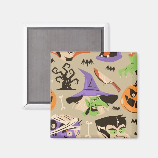 Halloween magneet (Voorkant / Achterkant)