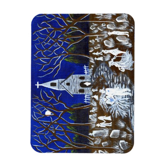 Halloween magneet "Eeuwig van jou" (Verticaal)