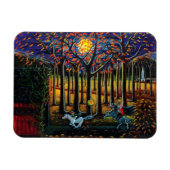 Halloween magneet "Headless Horseman " (Horizontaal)